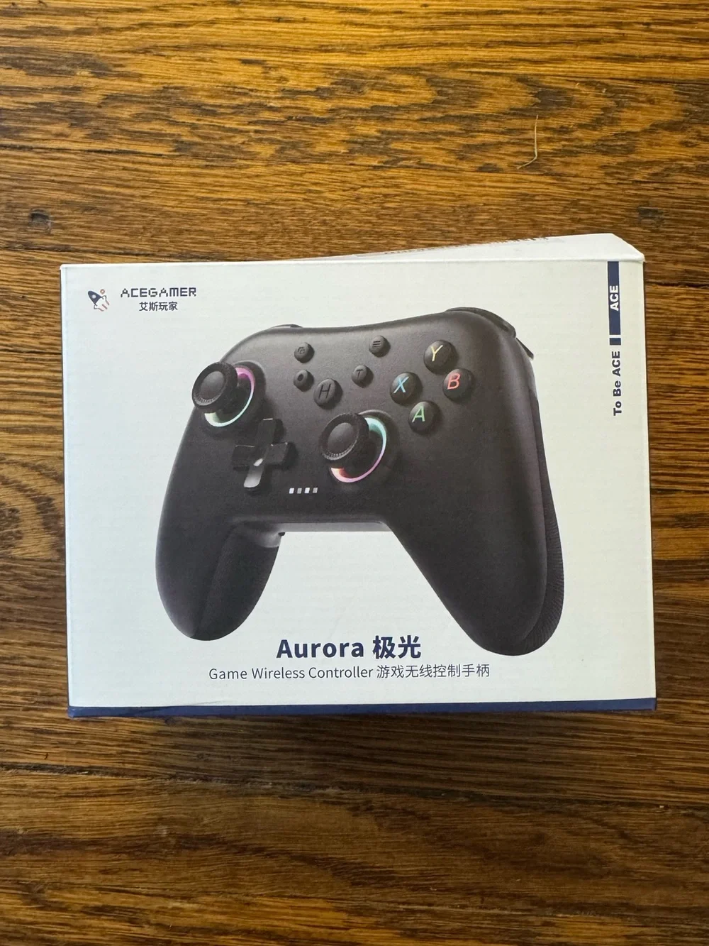 AceGamer Aurora Wireless Controller box Aurora Wireless Game Controller - Black